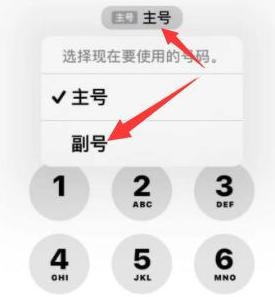 富平苹果14维修店分享iPhone 14 Pro Max使用副卡打电话的方法 