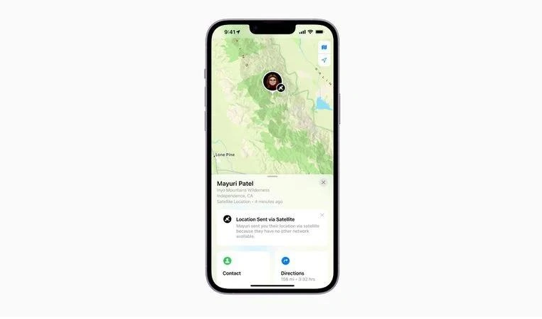 富平苹果14维修分享iPhone14系列中 FindMy功能通过卫星分享位置方法教程 
