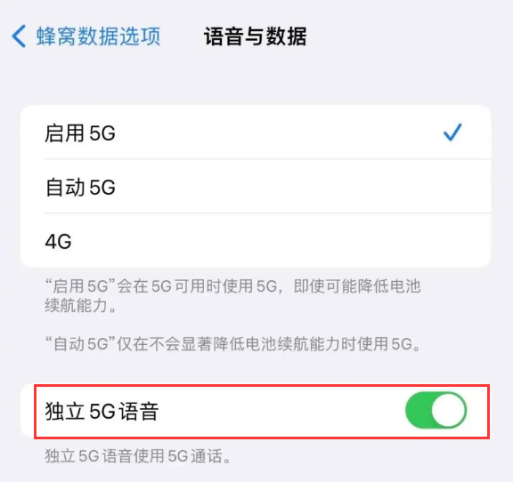 富平苹果14维修分享iPhone 14 Pro如何开启VoNR 