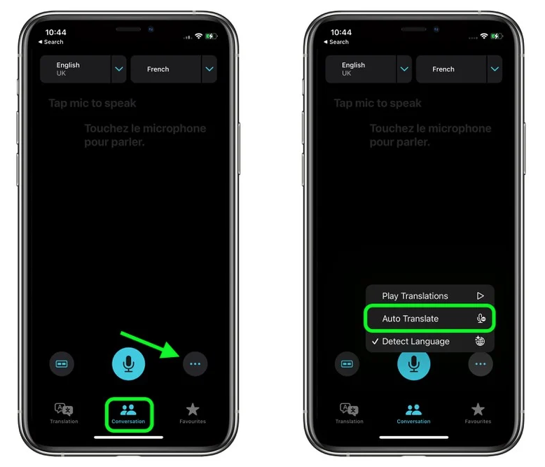 富平苹果手机维修分享iOS 15 “翻译” App 新改进 